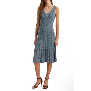 Ralph lauren Pointelle Linen-Blend Dress